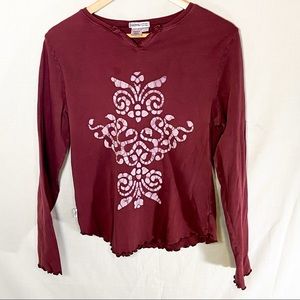 Vintage Gramicci Batik Top Sz L 14-16